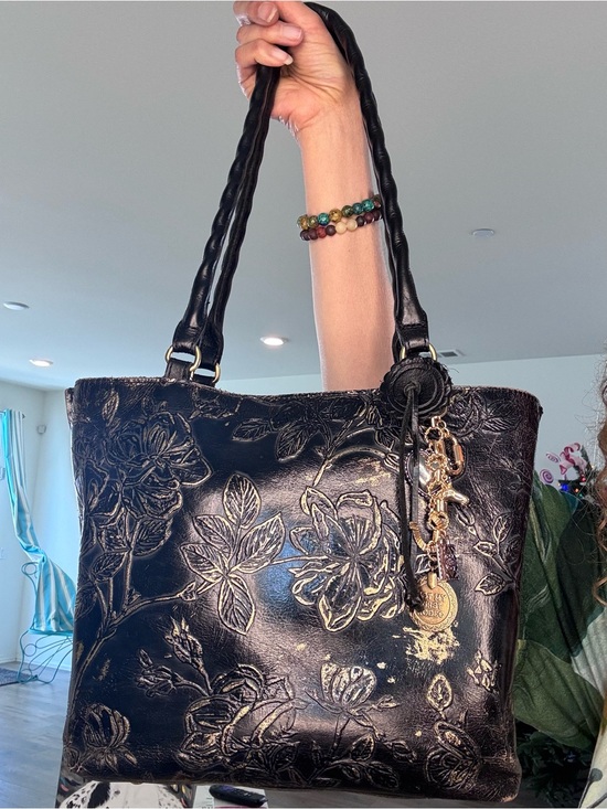 Patricia Nash Handbags - Patricia Nash Alexia metallic floral Tote Bag
